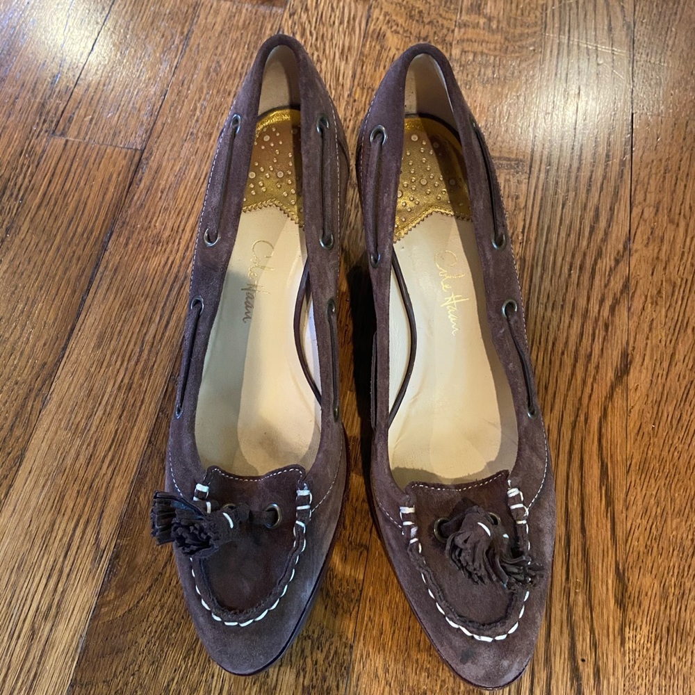 Cole Haan Nike Suede Wedges